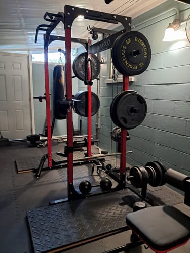 Customer photo review of F4 Power Rack with Lat Pull Down System