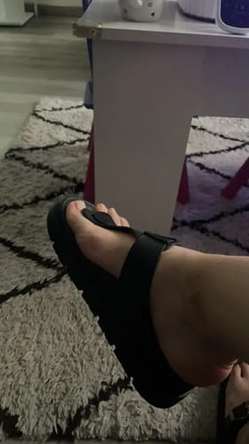 Customer photo review of Orthopedic Sandals, Buckle Strap, Slip On, Flip Flops, Shoes for Summer