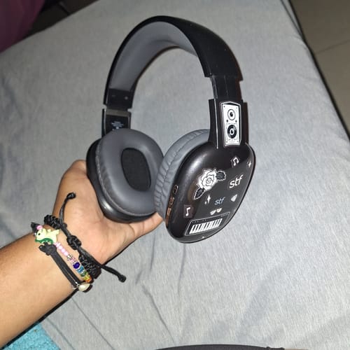 Customer photo review of Audífonos inalámbricos On ear | STF Aurum | Micrófono 10 horas uso Negro