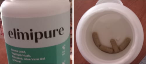 Customer photo review of Elimipure Colon Cleanse Capsule