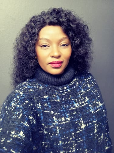 Customer photo review of Brazilian 4x4 Lace Wig - Water Curl - 14"