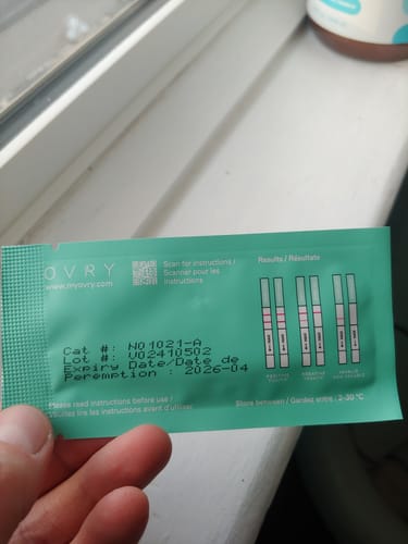 Customer photo review of Ovulation Test Strips