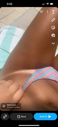 Customer photo review of Accelerating Tanning Oil