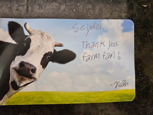 Customer photo review of Whey Protein Isolate Chocolate