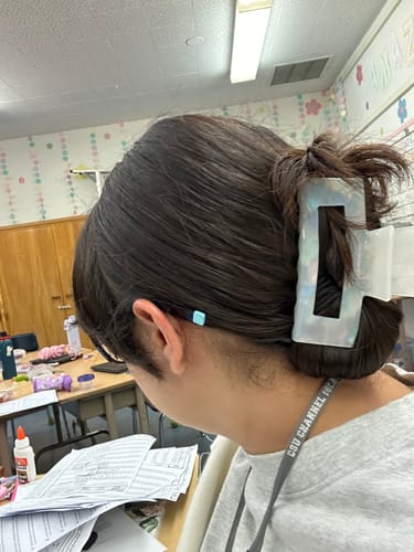 Customer photo review of Large Dreamy Claw Clip