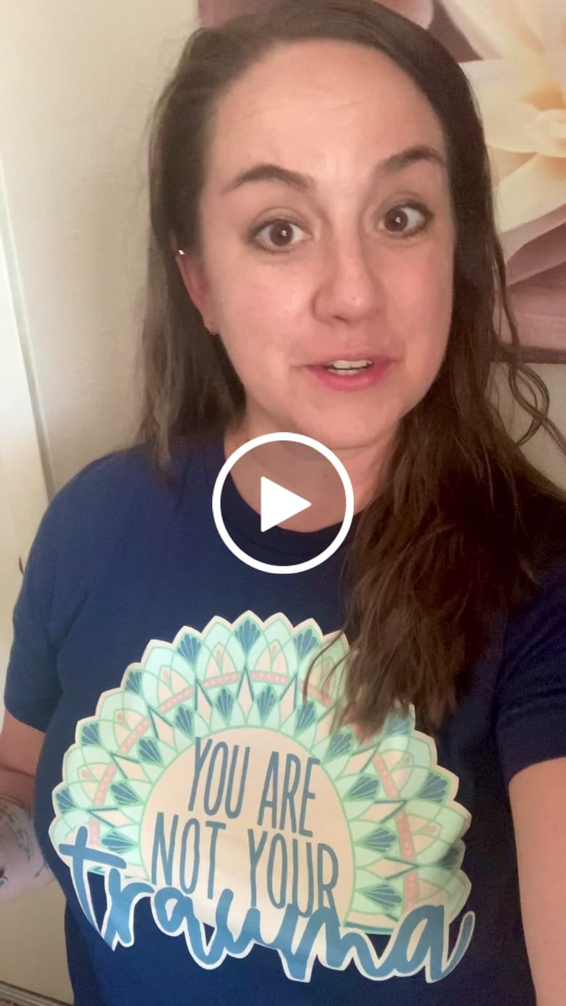 Customer video review of You Are Not Your Trauma T-Shirt