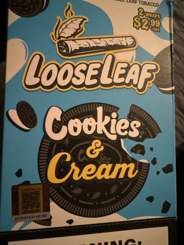 Customer photo review of LooseLeaf x Cookies 2-Pack Wraps (40 Count)