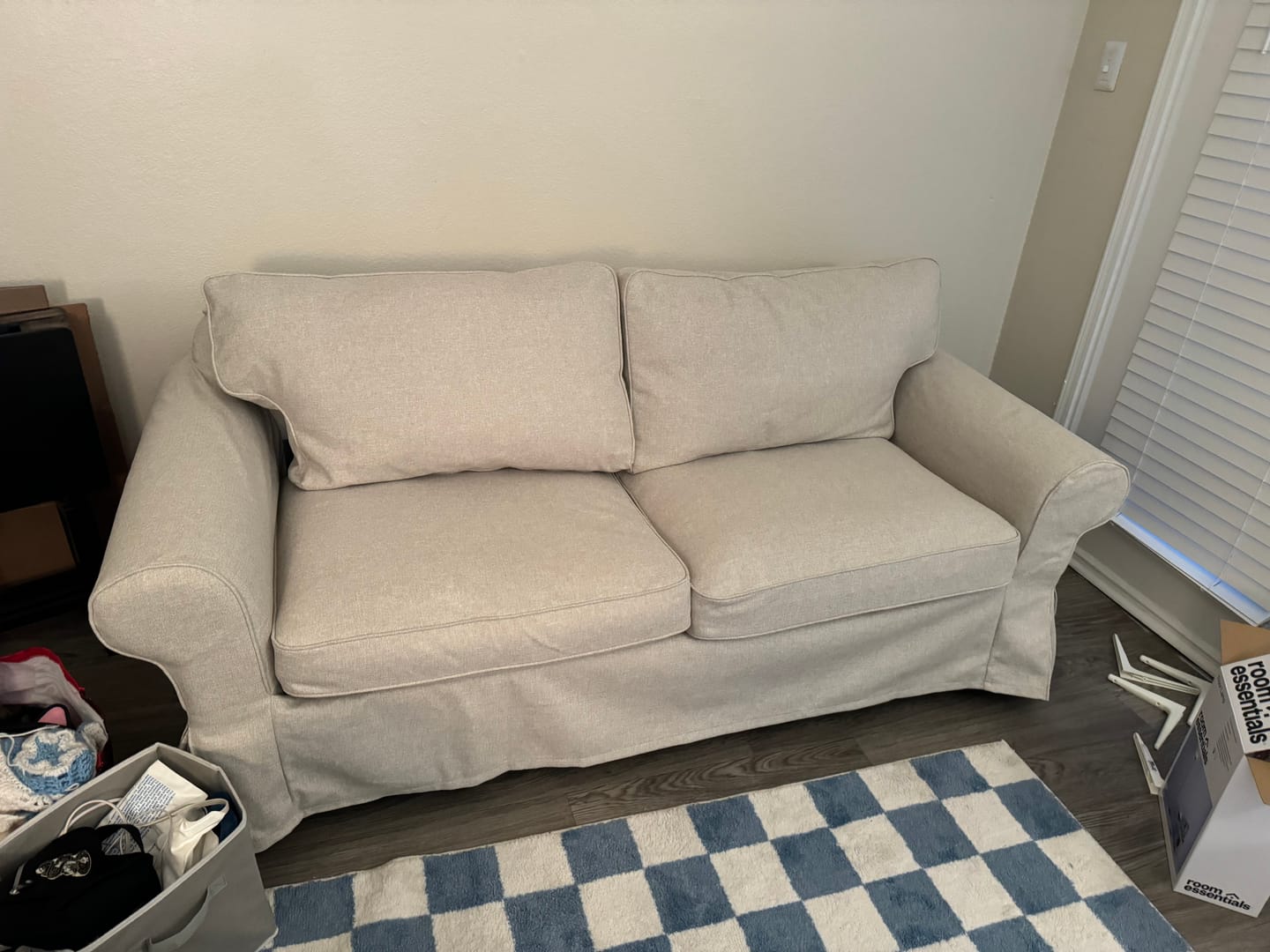 Customer photo review of EKTORP 2 Seat IKEA Sofa Bed Cover
