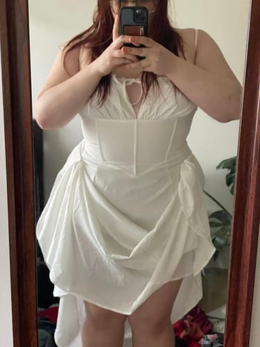 Customer photo review of Midriff Waist Shaper Dress