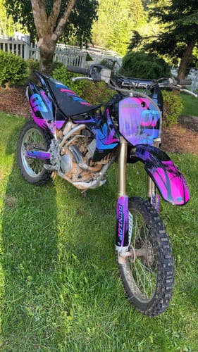 Customer photo review of Custom Seat Cover: 2007-2024 CRF150R/RB
