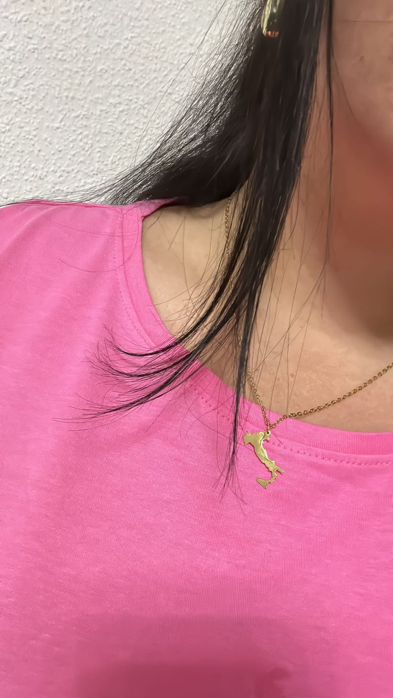 Customer photo review of Nations Kette | 18K vergoldet | Filigran