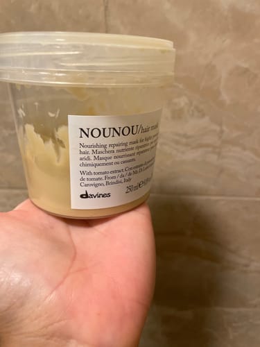 Customer photo review of NOUNOU Hair Mask