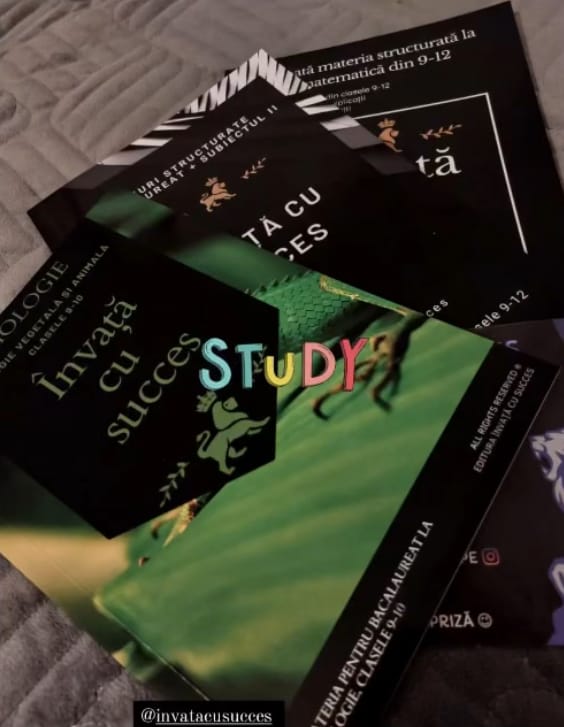 Customer photo review of Învață cu succes - Pachet Bacalaureat | Română + Matematică + Biologie 9-10
