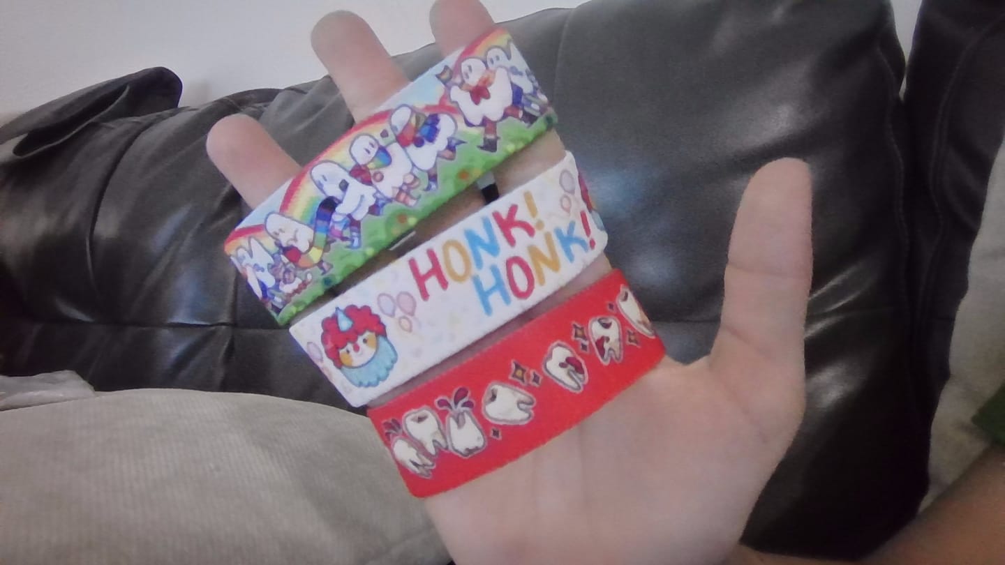 Customer photo review of Bloody Teeth Bracelet