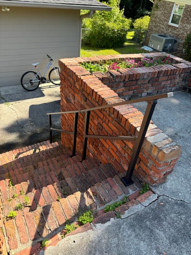 Customer photo review of Stair Handrail Kit