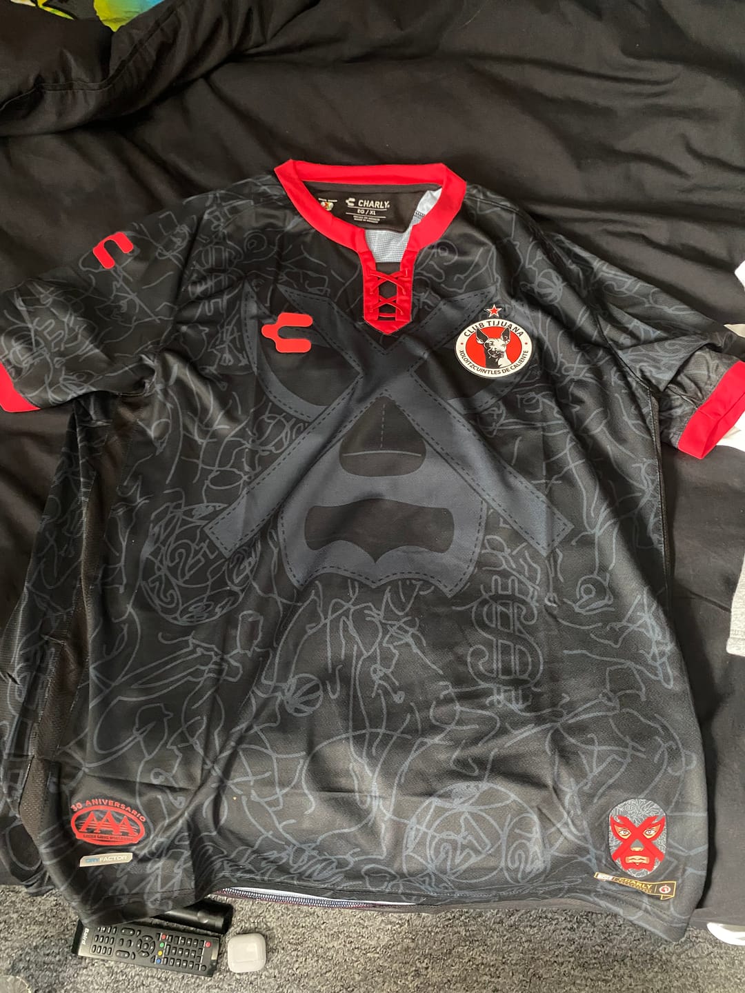 Customer photo review of Mens Secret Football Shirt