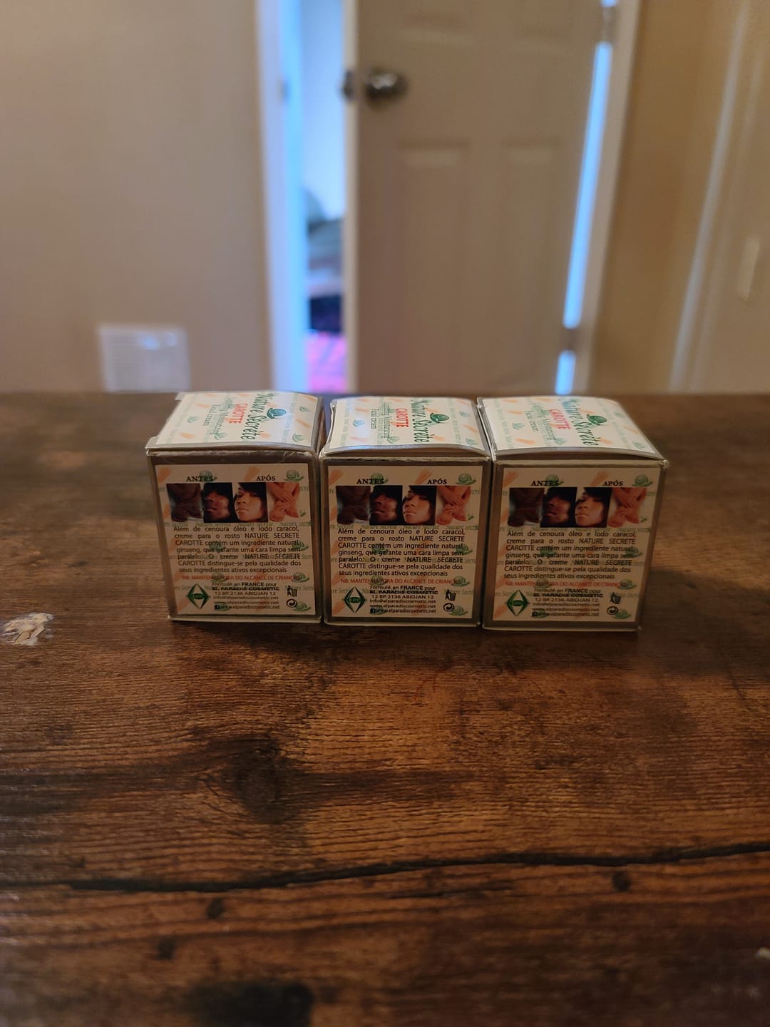 Customer photo review of Nature Secrete Carrot Facial Cream 40g-clearance