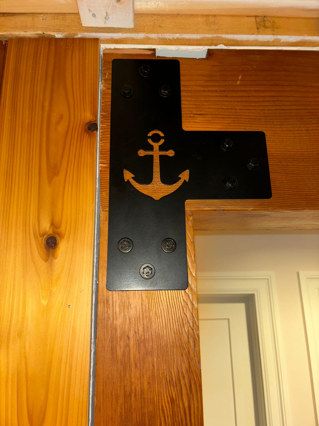 Customer photo review of Custom Color Lag Bolts for Wood Brackets - 10 Count