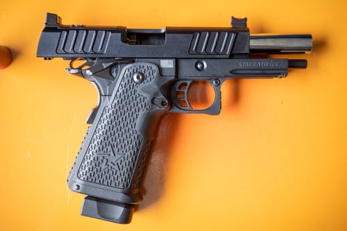 Customer photo review of EMG Staccato Licensed C2 Compact 2011 Gas Blowback Airsoft Pistol (VIP Grip CNC Ver.)