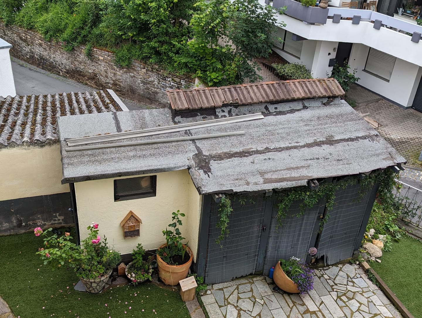 Customer photo review of Gartenhaus Set