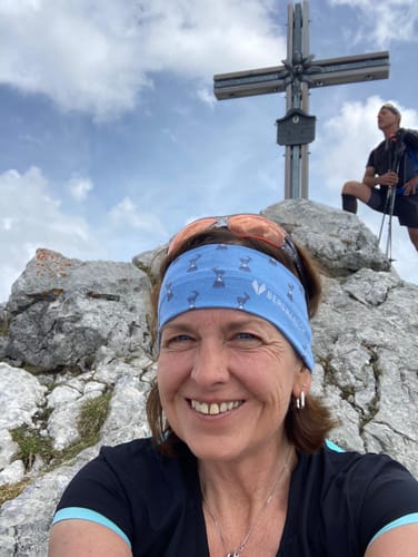 Customer photo review of Steinbock drirelease® ECO Stirnband