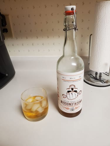 Customer photo review of Knucklenoggin Whiskey Salted Caramel