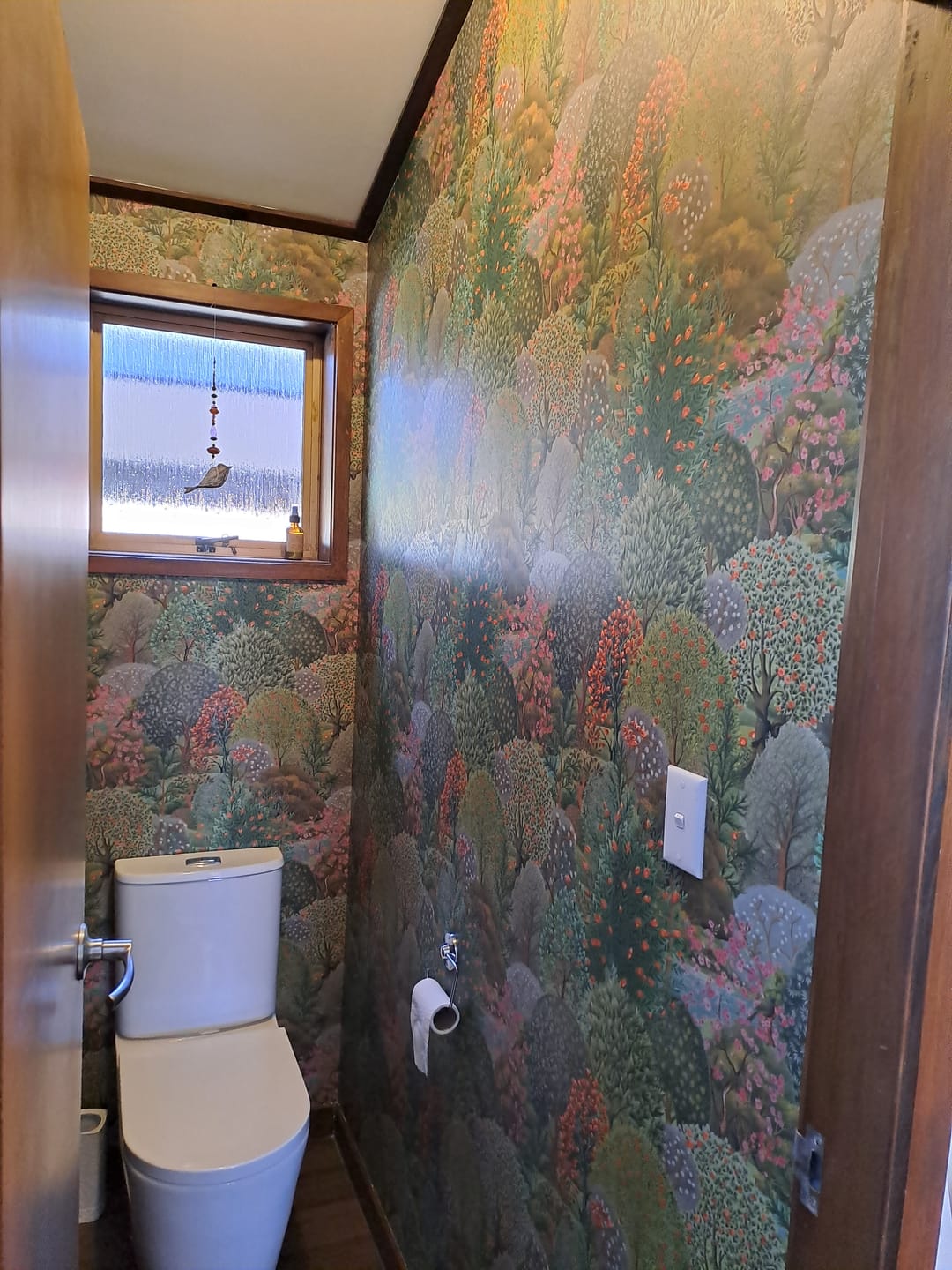 Customer photo review of Arboretum Garden Wallpaper - Green