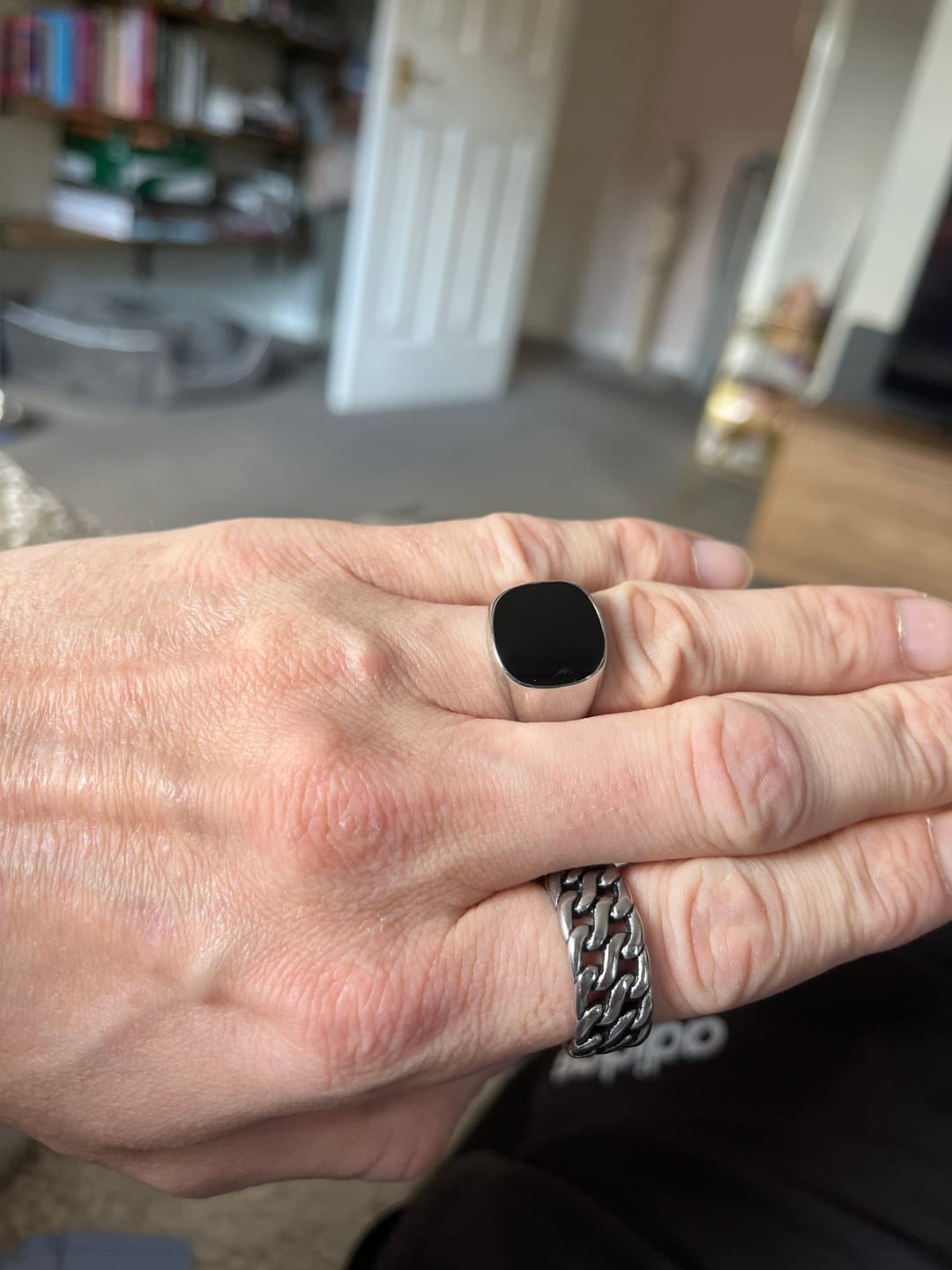Customer photo review of BLACK EYES.