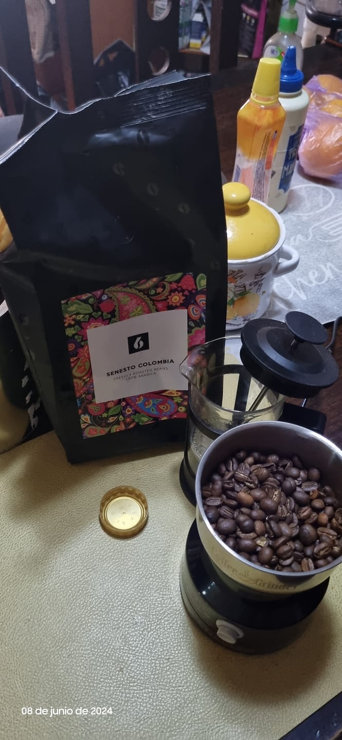 Customer photo review of Café en grano - Colombia 1kg