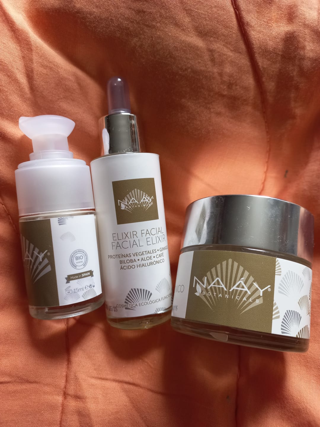 Customer photo review of Elixir facial de Ácido Hialurónico