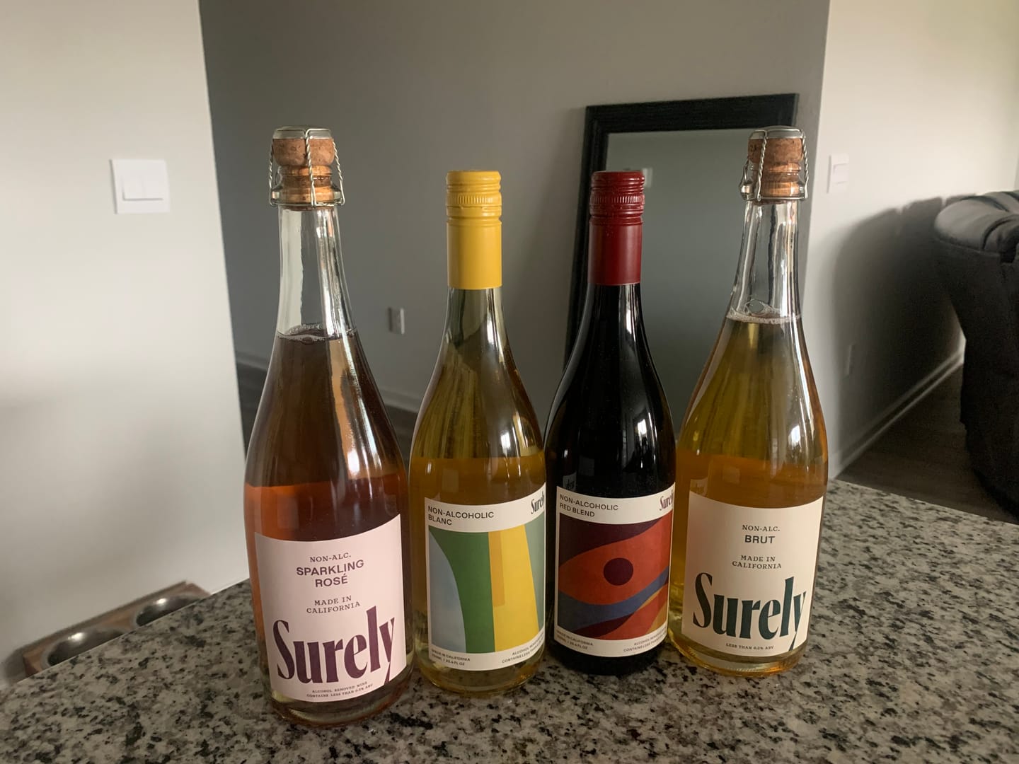 Customer photo review of Non-Alcoholic Sparkling Rosé