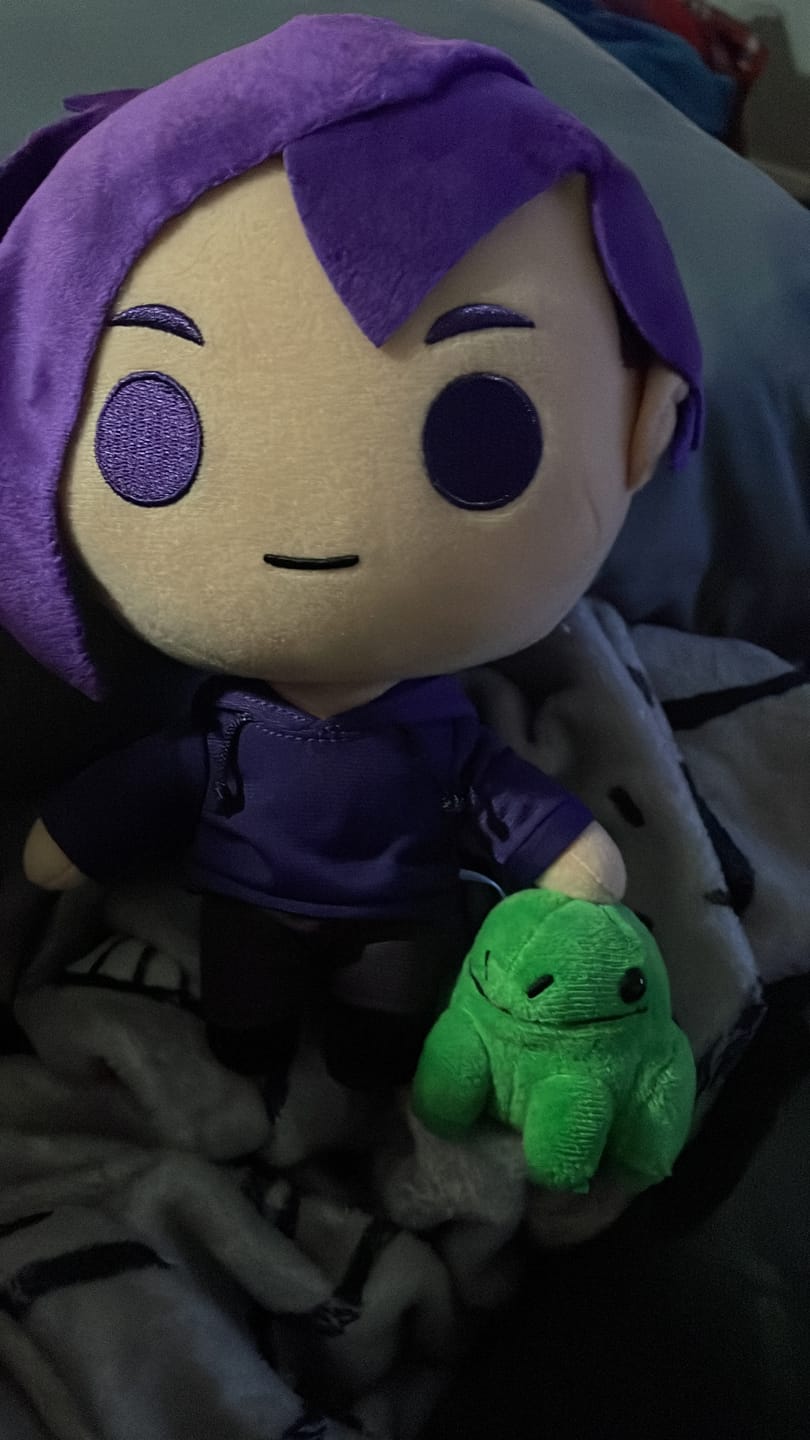 Customer photo review of Stardew Valley - Sebastian Collector's Plush