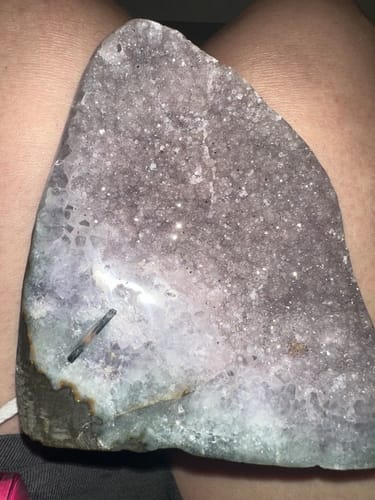 Customer photo review of Lavender Galaxy Amethyst-L2