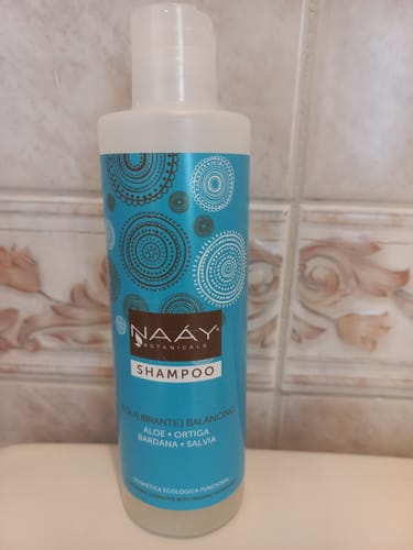 Customer photo review of Shampoo Equilibrante Cabello graso