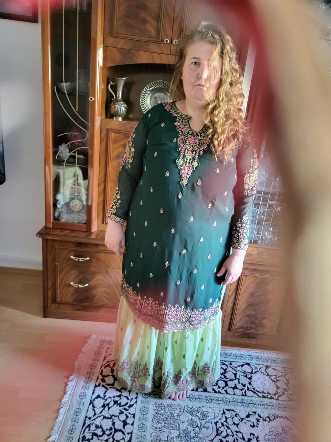 Customer photo review of Salwar Kameez Sharara Plazzo Suits