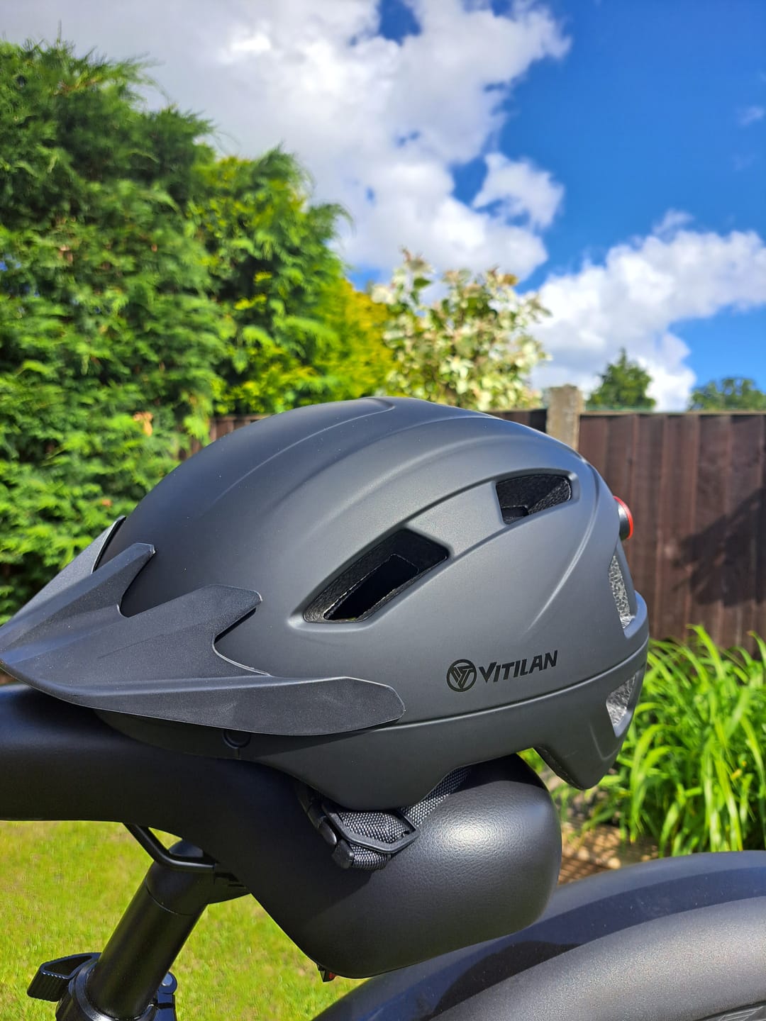 Customer photo review of Mountain Cycling Helmet