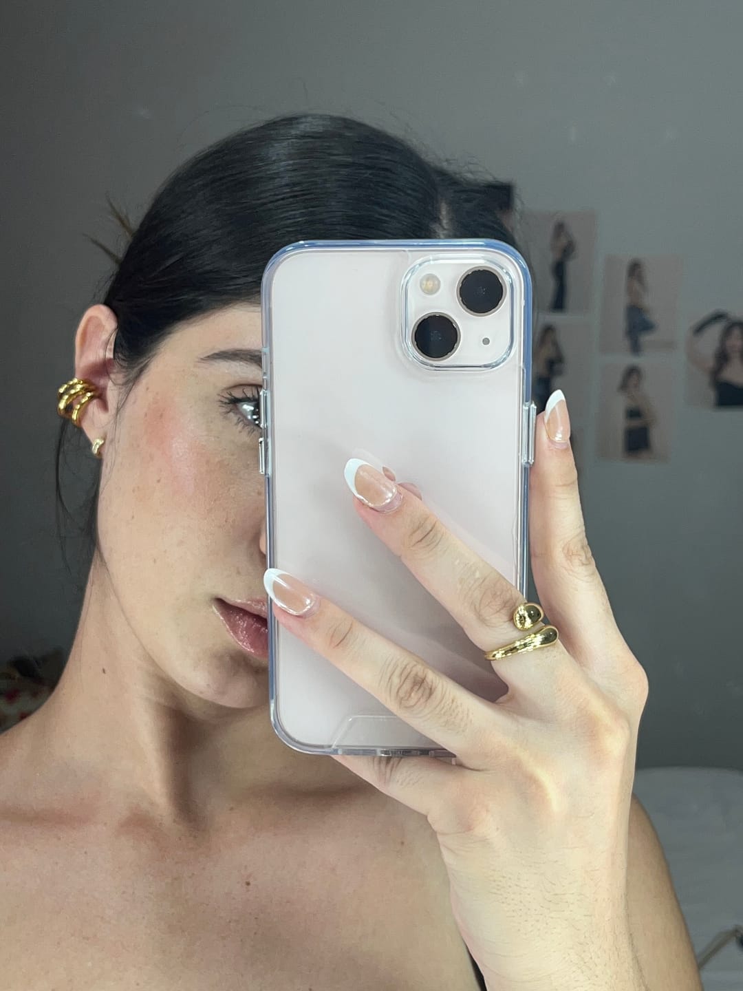 Customer photo review of Ear Cuff Triple Chunky