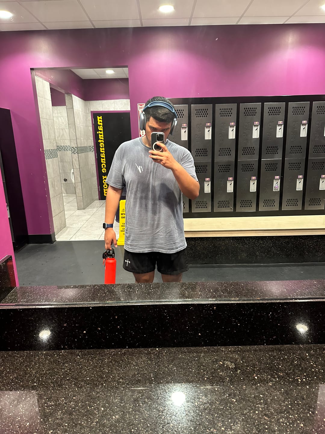 Customer photo review of Faith Over Fear Liner Shorts