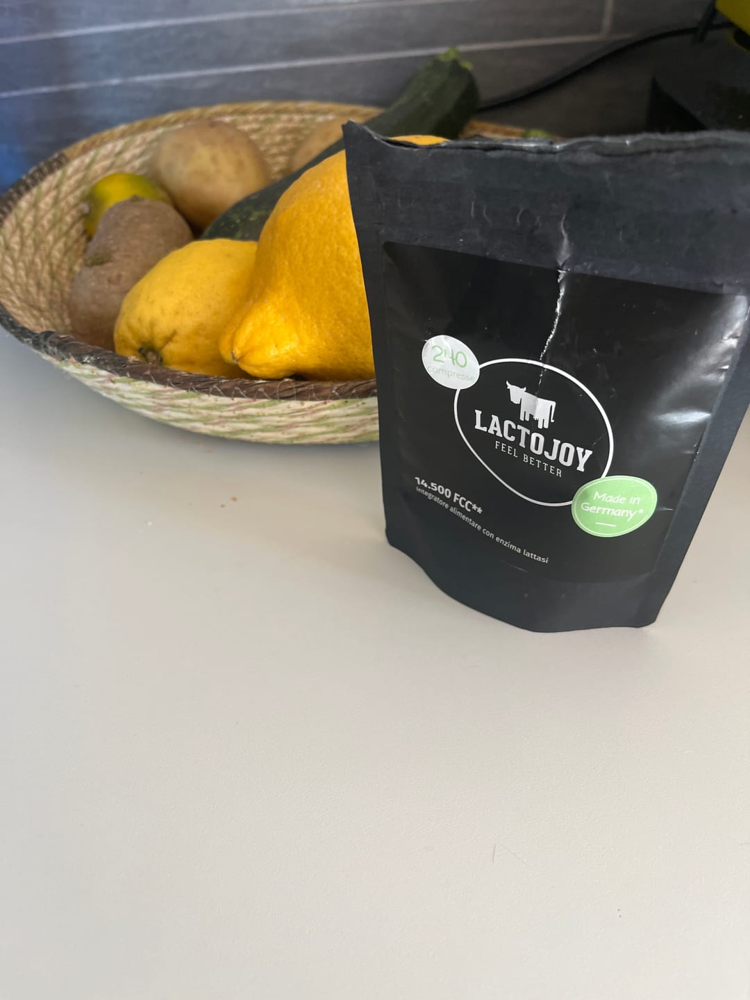 Customer photo review of LactoJoy Laktase Tabletten - 14.500 FCC - 240 Nachfüllpackung