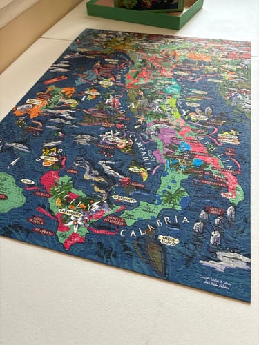 Customer photo review of Wine Puzzle - Italy