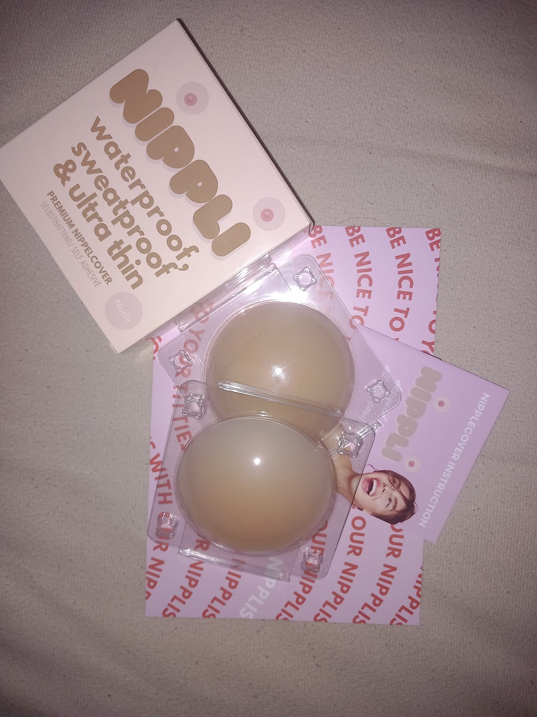 Customer photo review of Doppel Pack Nippelcover COLOR NUDE (2 Paar) 4 St.