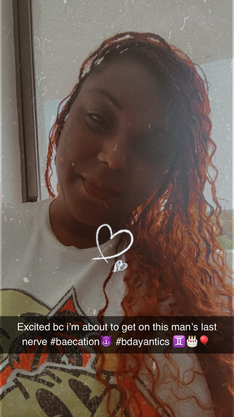 Customer photo review of #350 Flaming Ginger Deep Wave Bulk Hair Extensions for Braiding