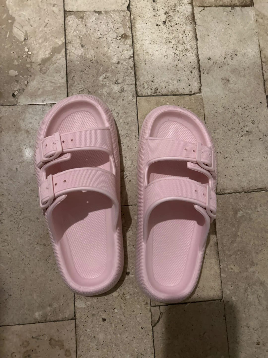 Customer photo review of Adia Cloud Sandals