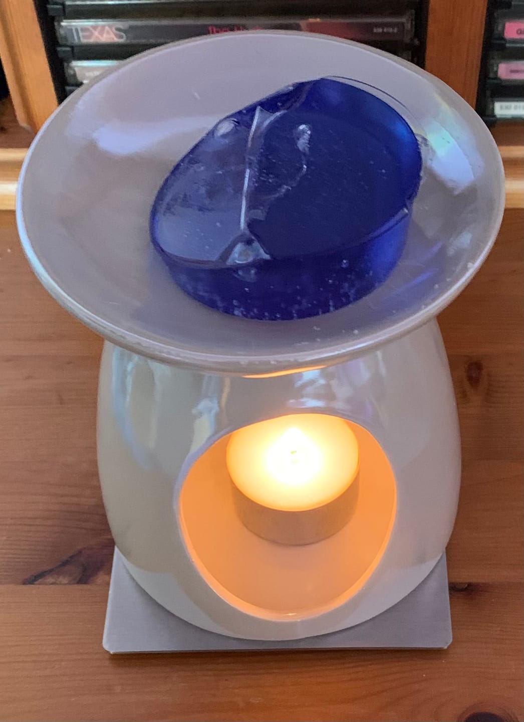 Customer photo review of Blueberry & Vanilla Gel Melt