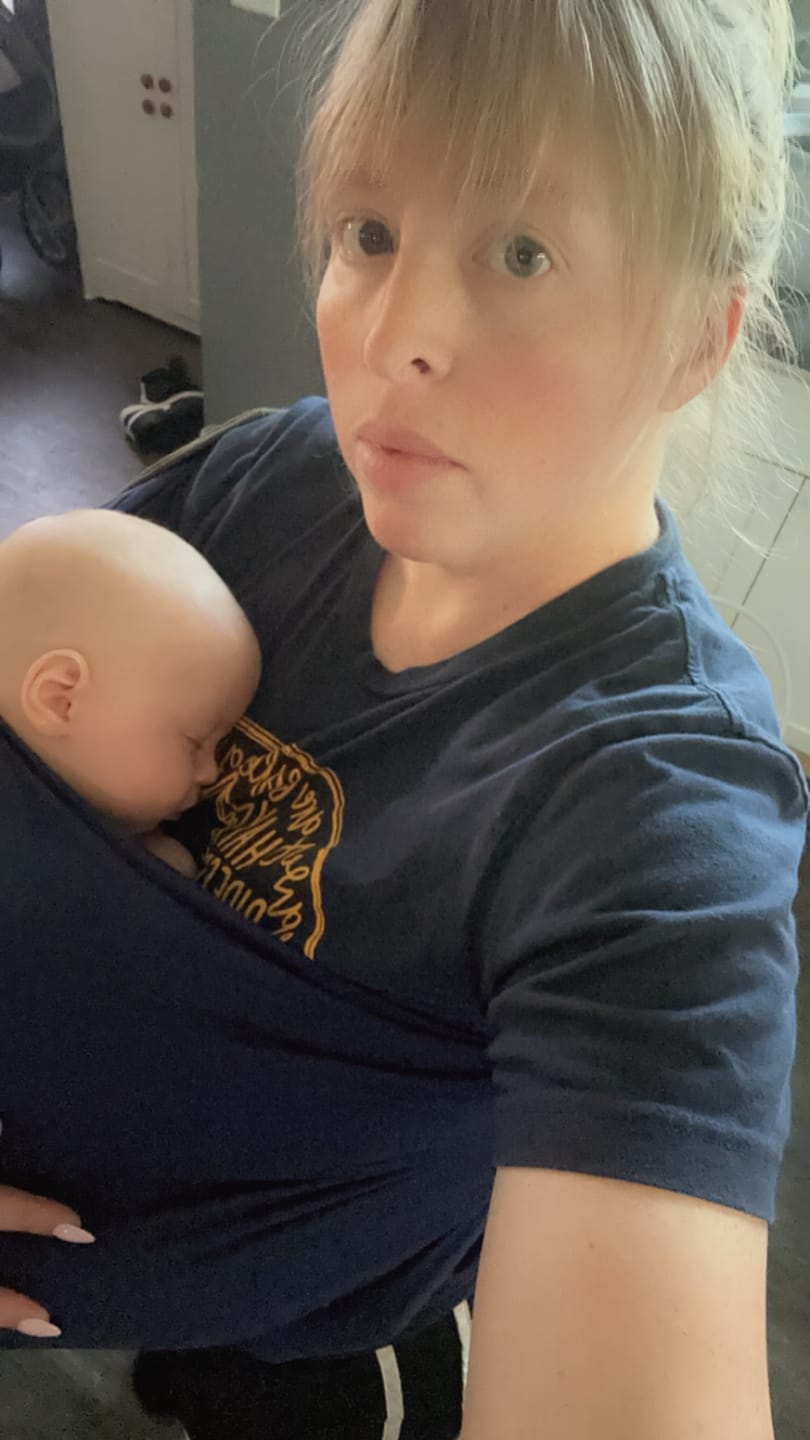 Customer photo review of Mama's Bonding Comforter