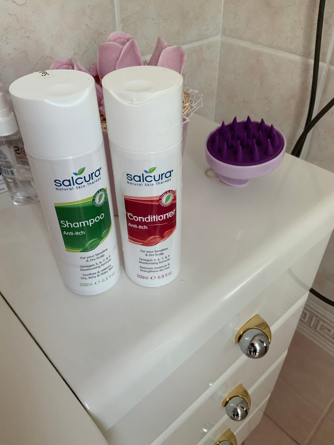 Customer photo review of Omega Rich Duo Pack (Free Omega Rich Conditioner)