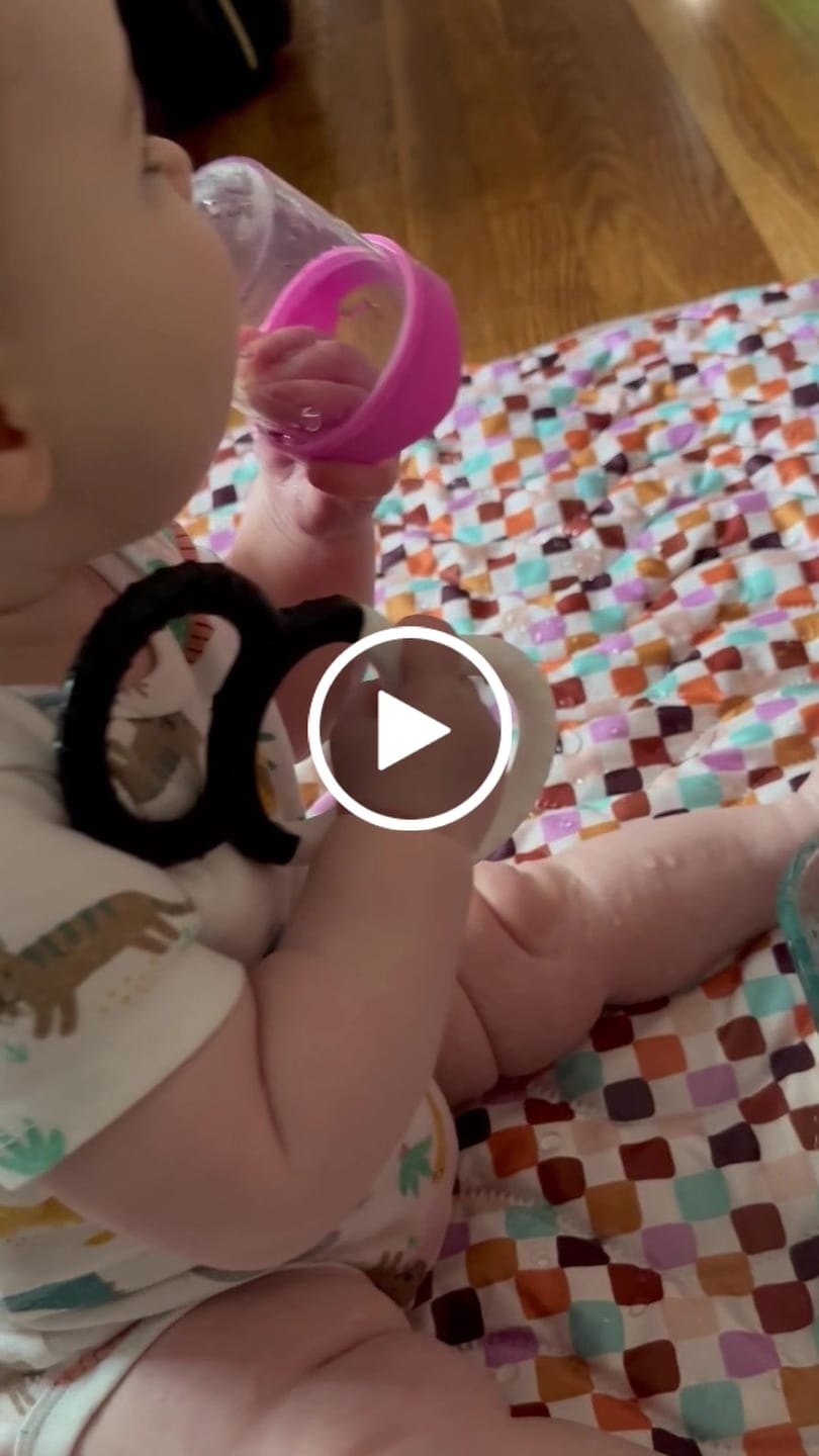 Customer video review of Adventure Play Mat — Machine Washable Reversible Indoor/Outdoor Quilted Water Resistant Blanket