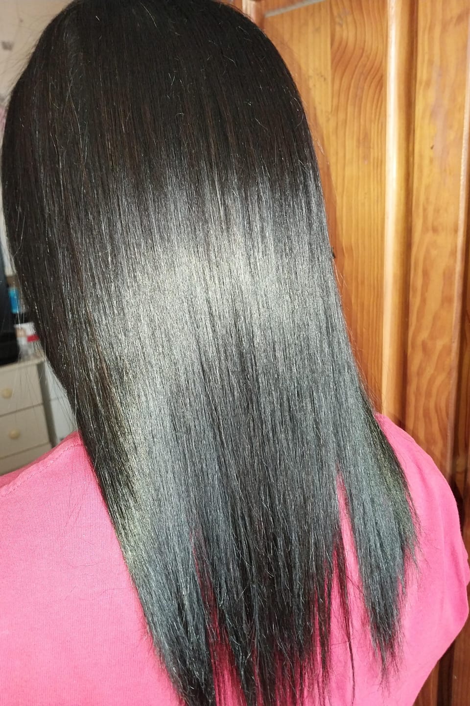 Customer photo review of Silver Bullet Lightning Titanium Straightner 25mm up 230 Degrees
