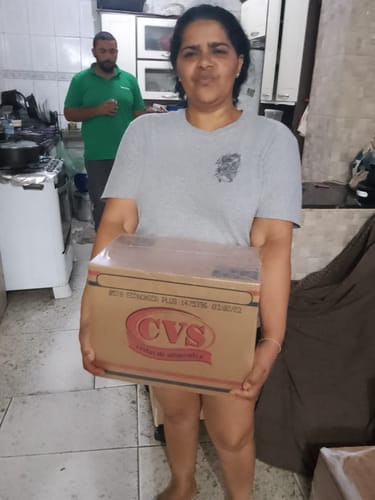Customer photo review of Cesta Básica Econômica Plus