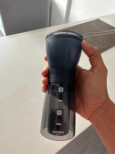 Customer photo review of Molinillo Manual Hario Mini Slim Plus